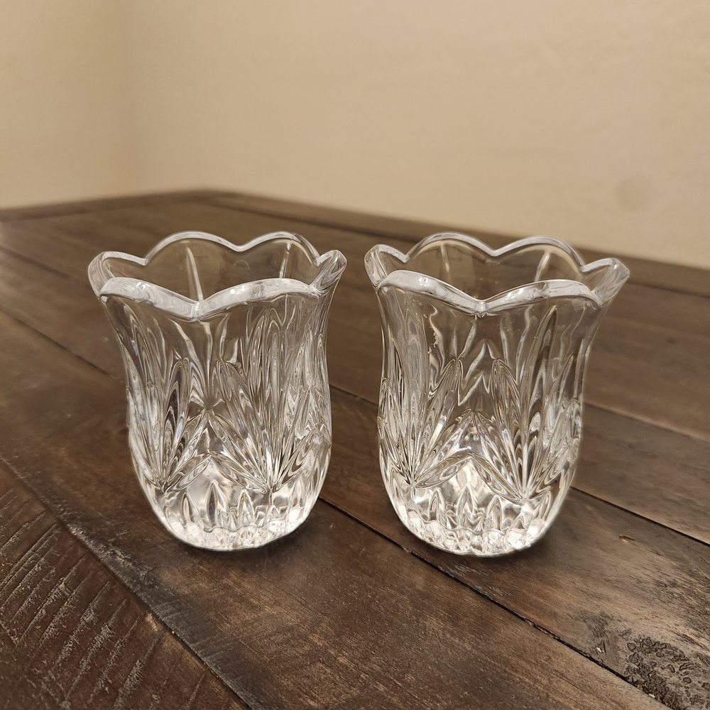 Princess House Royal Highlights crystal votive candle holders - Picture 3 of 3
